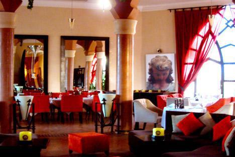 Douar Belaagid Rose Garden Resort & Spa المطعم الصورة